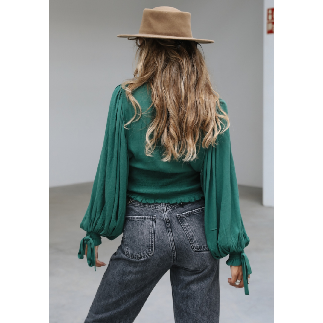 Moost Wanted Lune Blouse green