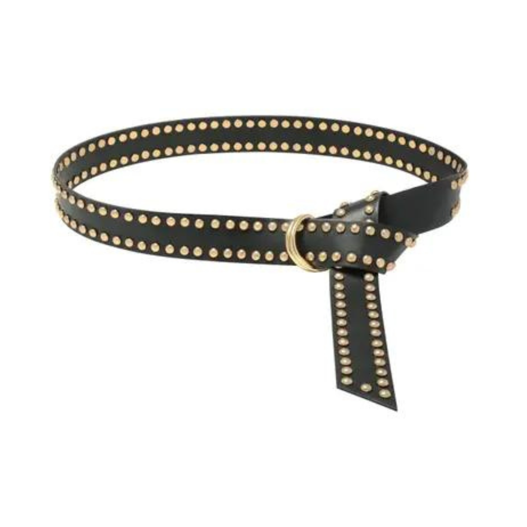 Belt Twisted black/ gold