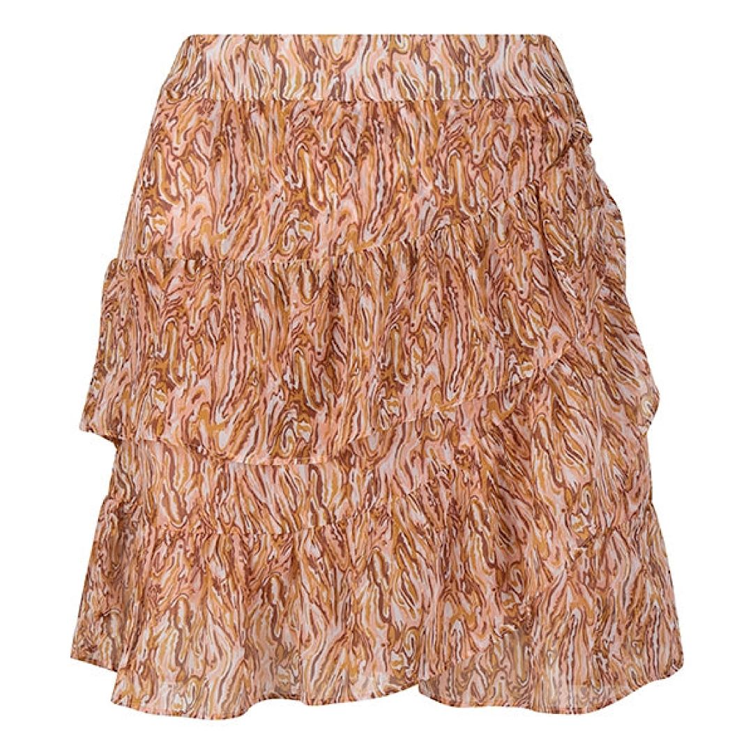 Lofty Manner Skirt Shalitha multi swirl print